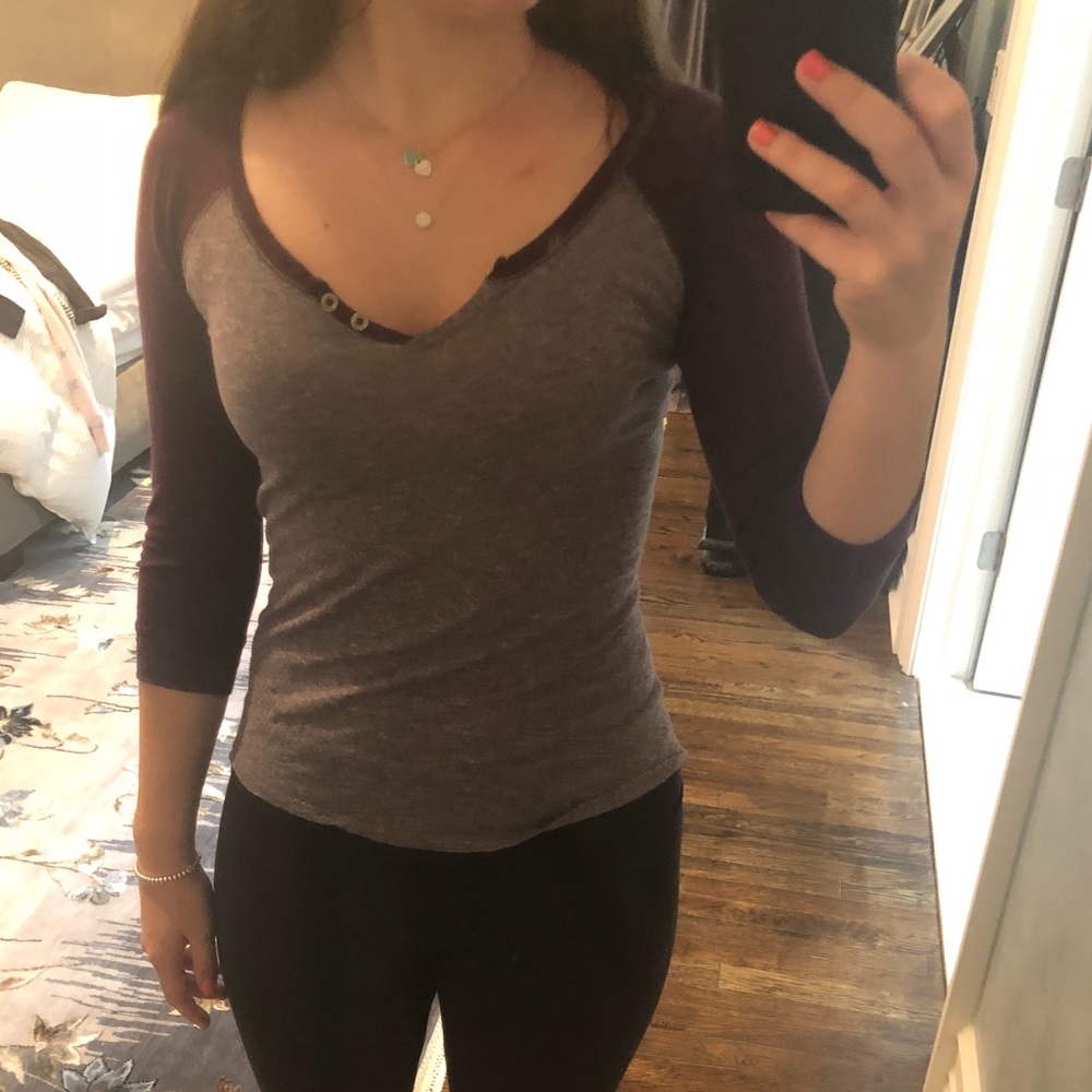 Long Sleeve Baseball Top